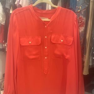 Loft - New with tags - Coral polyester blouse
